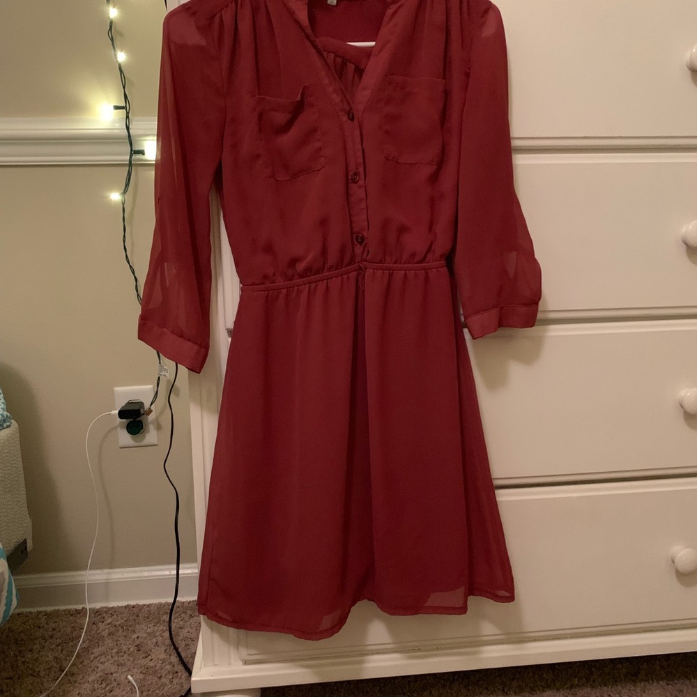 rusty formal dress